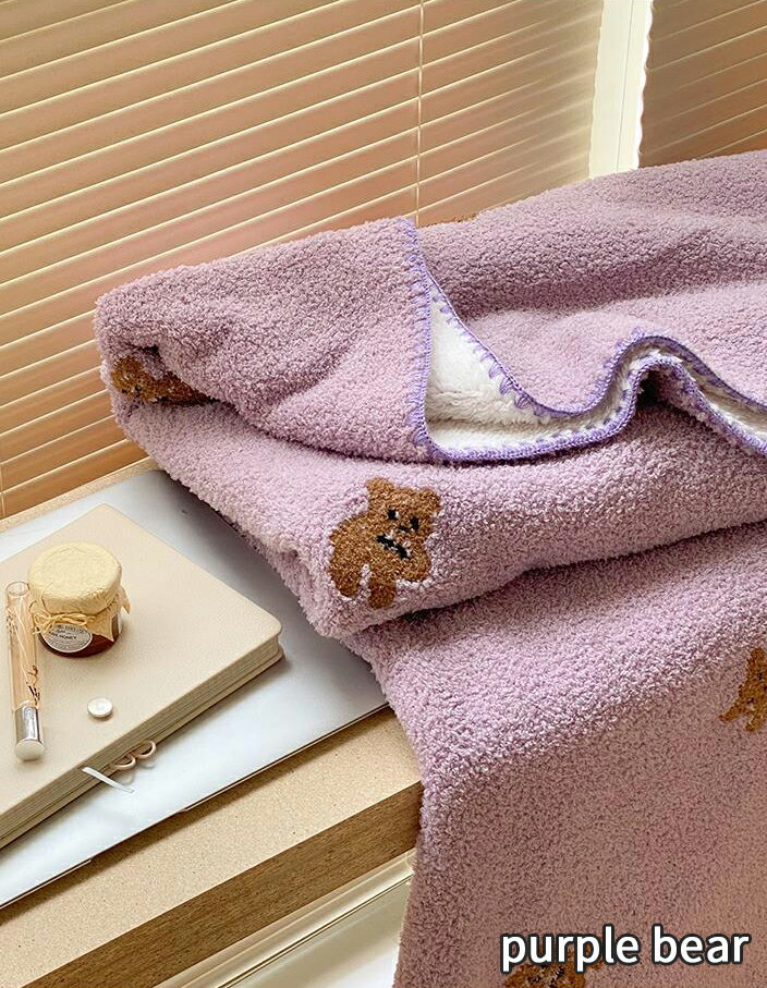 毛布 ブランケット ベビー毛布 両面 シンプル 厚手 暖かい 毛布 お昼寝 保温 かわいい ひざ掛け オールシーズン 布団 軽い 軽量 男の子 女の子 ベビー 赤ちゃん 母の日 プレゼント 出産祝い chuchubebe chuzakka0265 2