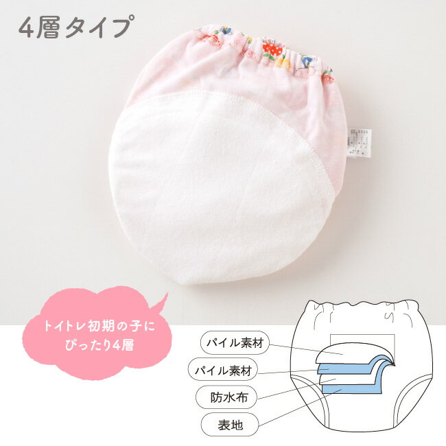 トレーニングパンツ 6枚セット キティ 4層3枚組 + フリル付4層吊3枚組 120cm 110cm 100cm 95cm 95cm 3