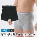 【日本製】尿もれ パンツ 尿漏れ 失禁パンツ 男性用 失禁 失禁パンツ男性用 尿 しみ 汗 取り アシストデュアルパンツ【単品】【3L】 1