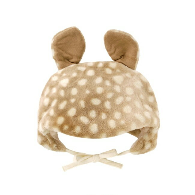 帽子 ベビー服 ベビー 服 赤ちゃん 子供 子供服 女の子 男の子 着ぐるみ アニマル バンビ 耳付き ボア あったか 秋 冬 出産祝い ギフト プレゼント ハロウィン 衣装 仮装 かわいい 可愛い 42-48cm 6ヶ月 半年 1歳 P9287 ニシキ チャックルベビーのサムネイル
