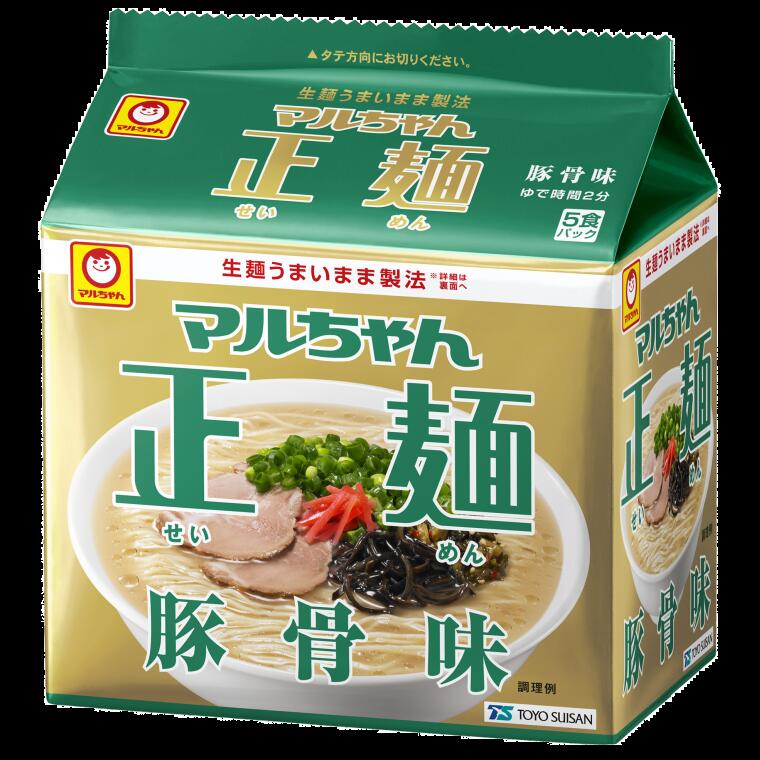【第13位】東洋水産『マルちゃん正麺 豚骨味』 