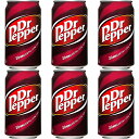 【送料無料】【350ml×6本】ドクターペッパー DrPepper 20種類以上のフルーツフレーバー 4902102030038 ※缶のデザインは新しくリニュー...