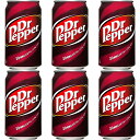 【送料無料】【350ml×6本】ドクターペッパー DrPepper 20種類以上のフルーツフレーバー 4902102030038 ※缶のデザインは新しくリニューアルされております Coca-Cola コカ・コーラ コカコーラ