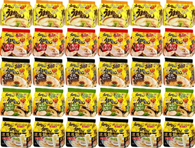 中国卸問屋 【送料無料】【5種類】【5食パック×30袋=150食】うまかっちゃん 定番 熊本 鹿児島 からし 濃厚新味 イベント