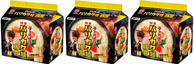 中国卸問屋 【5食パック×3袋】明星食品 明星チャルメラバリカタ麺豚骨5食パック 豚骨ラーメン 4902881072311