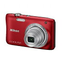 【2005万画素】デジカメ本体 Nikon COOLPIX Style COOLPIX S2900 RED レッド ニコンクールピクス JANコード 4960759145901 デジタルカメラ コンパクトデジタルカメラ 発売日:2015年2月26日 ニコン