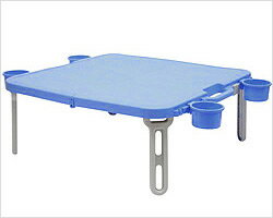 レジャーテーブル角型　ブルー　折りたたみテーブル アウトドアのサムネイル