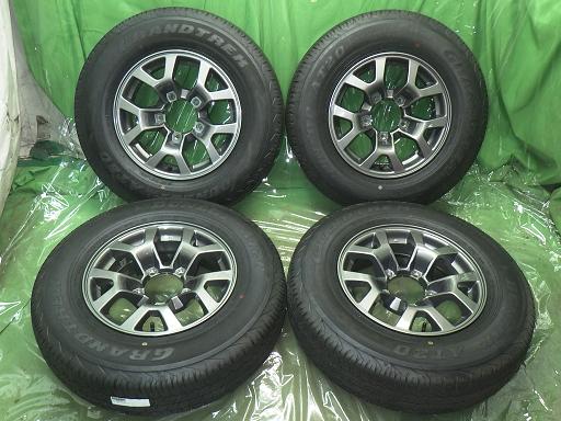 【中古】195/80R15 ジムニーシエラ純正 15インチ ダンロップグラントレック