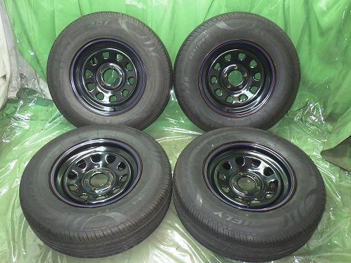 Rakuten - 【中古】225/70R15 15インチ スチールホイール ハイフライ HF201