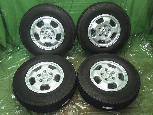 【中古】BRIDGESTONE スタッドレス WEDS VICENTE 13インチ ブリヂストン ブリザック