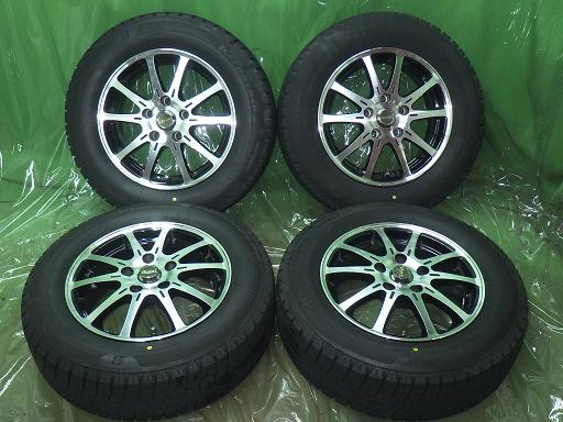 【中古】195/65R15 ノア QUONT 15インチ ブリヂストン アイスパートナー2