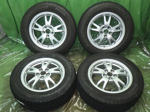 【中古】スタッドレス プリウス 純正 15インチ ピレリ アイスコントロール
