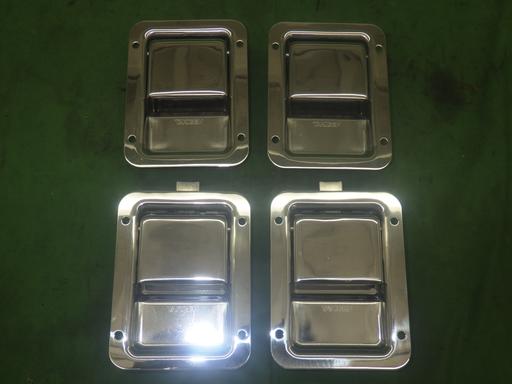 【未使用】デコトラ タキゲン ステンレス パドルハンドル 4個