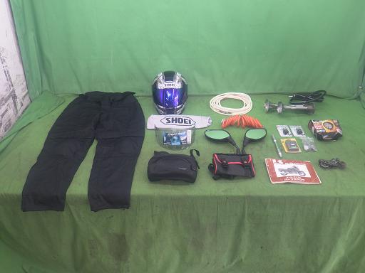 【中古】エアホーン バイクパーツ セット