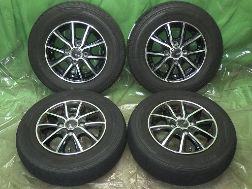 【中古】145/R12 6P.R 軽バン SPORTKRONE 12インチ ヨコハマ JOB RY52