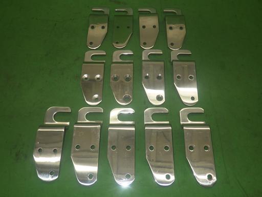 【中古】ステンレス あおり 受金 13個 ※中古