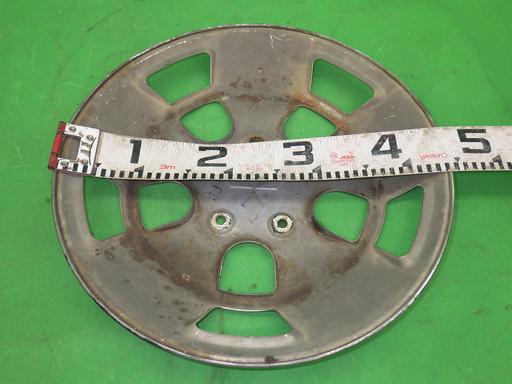 【中古】フソウ純正フロントメッキホイールカバー デコトラ