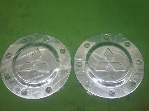 【未使用】デコトラ カジヤ製 リアハブキャップ 大型ひきずり用 2枚