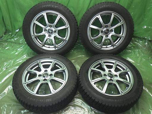 【中古】HIFLY スタッドレス 24年製 バリ山 VERTHANDI 15インチ ハイフライ Win-turi
