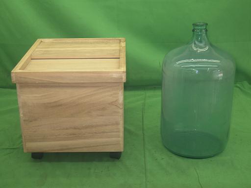 【中古】木箱 大瓶 セット