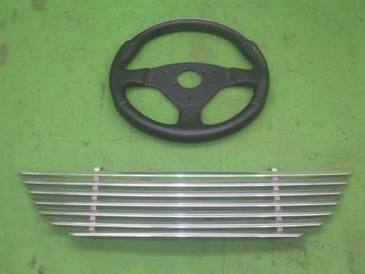 【中古】ステアリング グリル セット