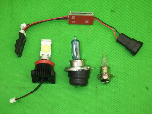樂天商城 - 【中古】LED ヘッドライト 片側 12V ハロゲンバルブ2個セット