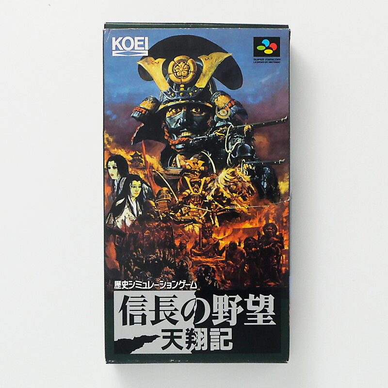 レトロゲーム（スーパーファミコン）【箱説あり】信長の野望 天翔記【中古】良い−RE0003401