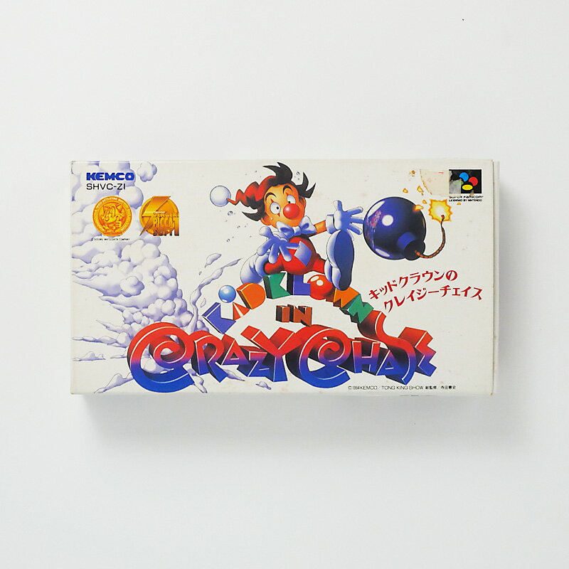 レトロゲーム(スーパーファミコン)【箱説あり】キッドクラウンのクレイジーチェス【中古】良い−RE0003291