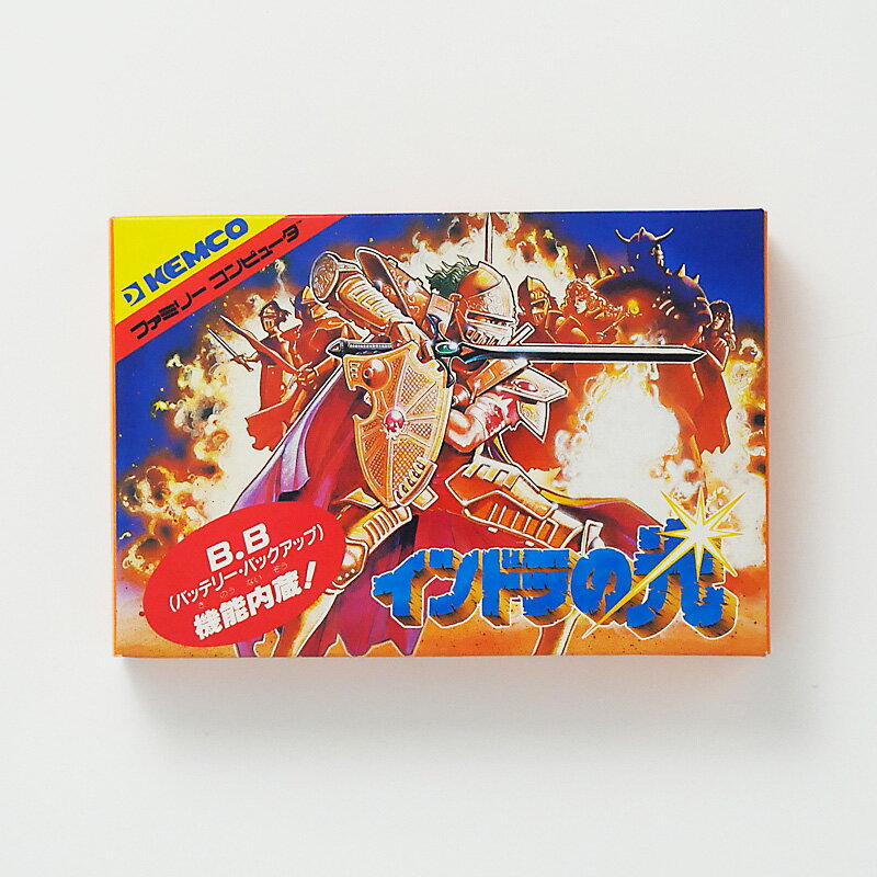 レトロゲーム(ファミコン)【箱説あり】インドラの光【中古】非常に良い-RE0003301