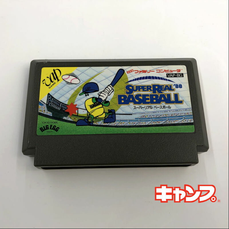 レトロゲーム(ファミコン)スーパーリアル ベースボール’88【中古】可−RE0001149