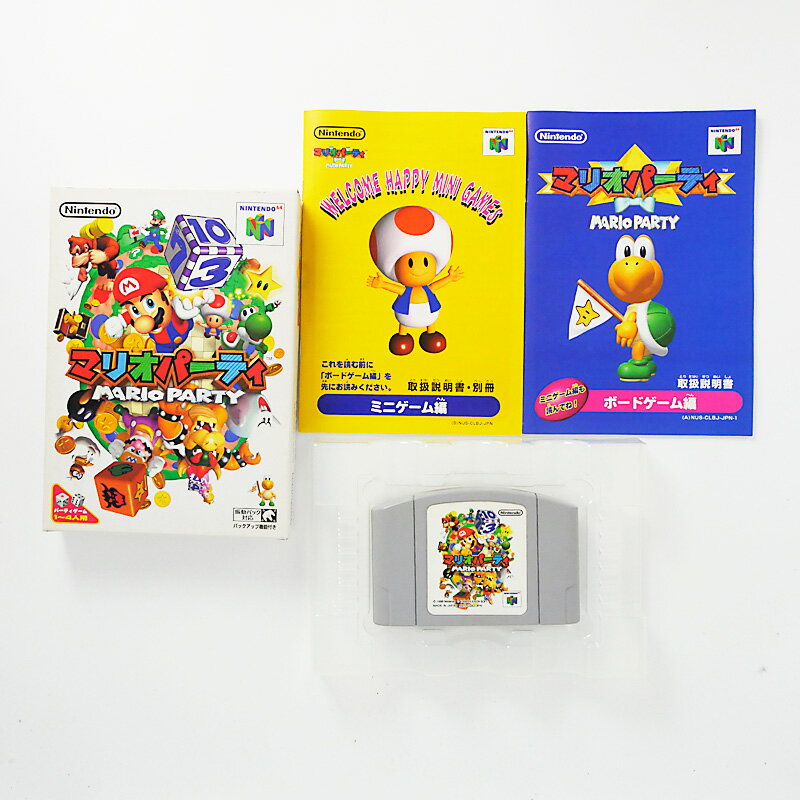 レトロゲーム（ニンテンドー64）【箱説あり】マリオパーティ【中古】良い−RE0003033