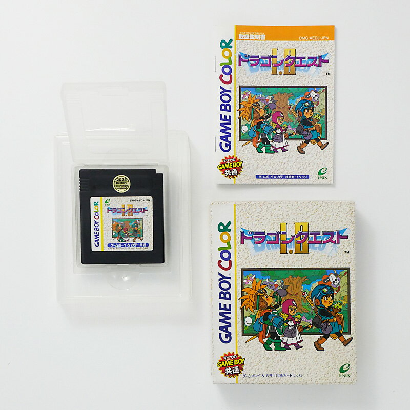 レトロゲーム（ゲームボーイ）【箱説あり】ドラゴンクエストI・II【中古】良い−RE0003413