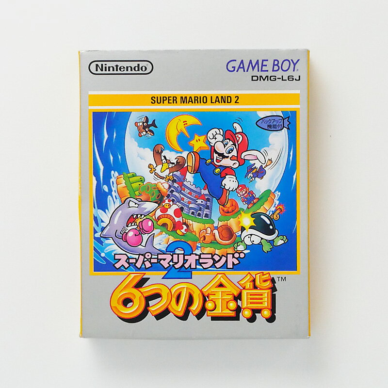 レトロゲーム（ゲームボーイ）【箱説あり】スーパーマリオランド2 6つの金貨【中古】良い−RE0003451