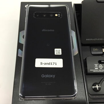 【送料無料】docomo-SC-03L-Galaxy-S10-128GB-PrismBlack-【中古】非常に良い-RA0003099
