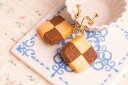 イヤリング アクセサリー スイーツ・デザート クッキー 市松模様 食品サンプル グッズ ハンドメイド