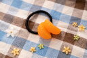 ヘアゴム ヘアアクセサリー フルーツ果物 みかん 食品サンプル グッズ ハンドメイド
