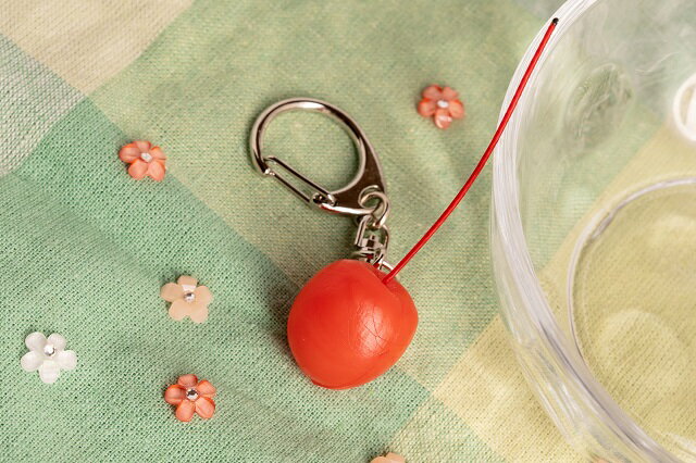 キーホルダー フルーツ・果物 チェリー　食品サンプル グッズ　ハンドメイド