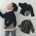 【即納】ニットサークルT-シャツ/長袖/セーター/Uネックニット【子供服/キッズ/韓国子供服/子ども服/COCORIA/ココリア】【90/100/110/120/130】【暖か】