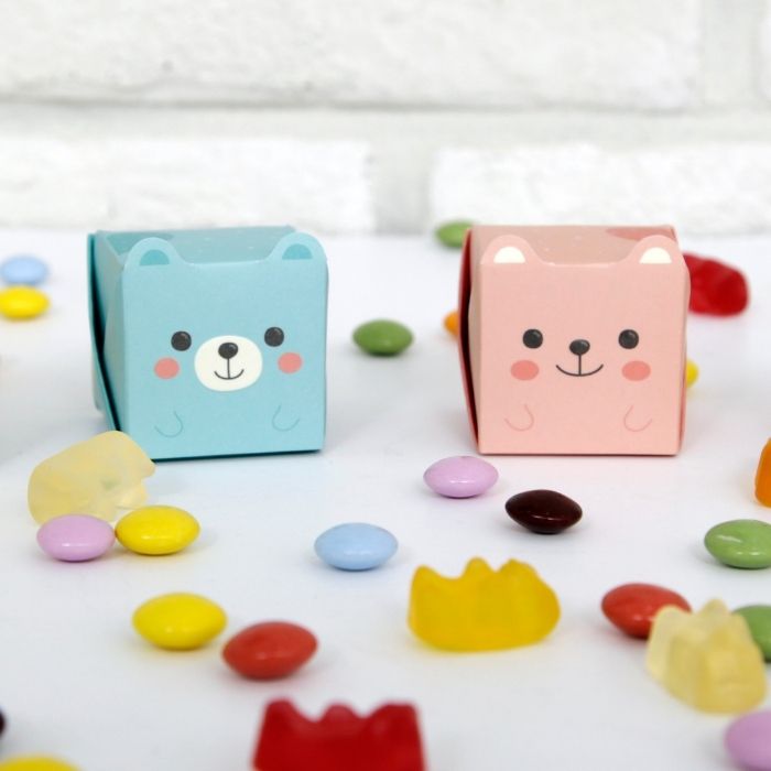 【即納】L-TOY《ポリとクマ》手紙 レター メモ 折り紙 おもちゃ キャラクター 組み立て メッセージ カード 誕生日カード アニマル インテリア 子供 女の...