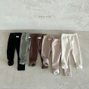 【即納/2点在庫あり】【KIDS】裏起毛 リブ レギンス ズボン ストレッチ パンツ ロング 着心地 無地 シンプル ナチュラル コーデ レギパン 冬 ボトム キッズ 子供服 韓国子供服 韓国ベビー服 【暖か】