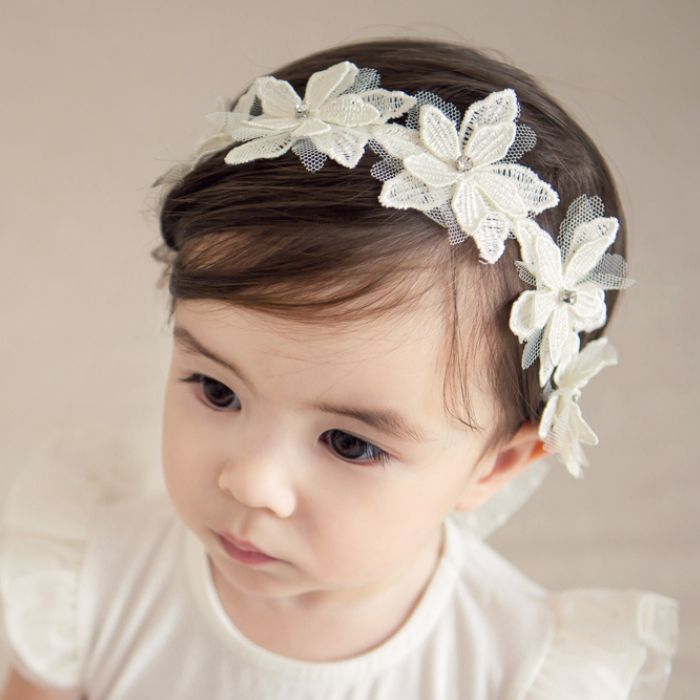 【BABY】【即納あり】花柄 ヘアーバンド カチューシャ ベビー コーデ 出産お祝い 髪飾り かわいい おしゃれ 子供 赤ちゃん アクセサリー キッズ 通園 幼稚園 小学生 韓国子供服 韓国ベビー服 子供服