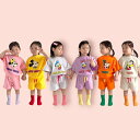 【KIDS】【並行輸入品】上下セット ディズニー Tシャツ パンツ セットアップ カットソー 半袖 トレーナー スウェットトップス 半ズボン ショート パンツ ボトム キッズ 韓国子供服