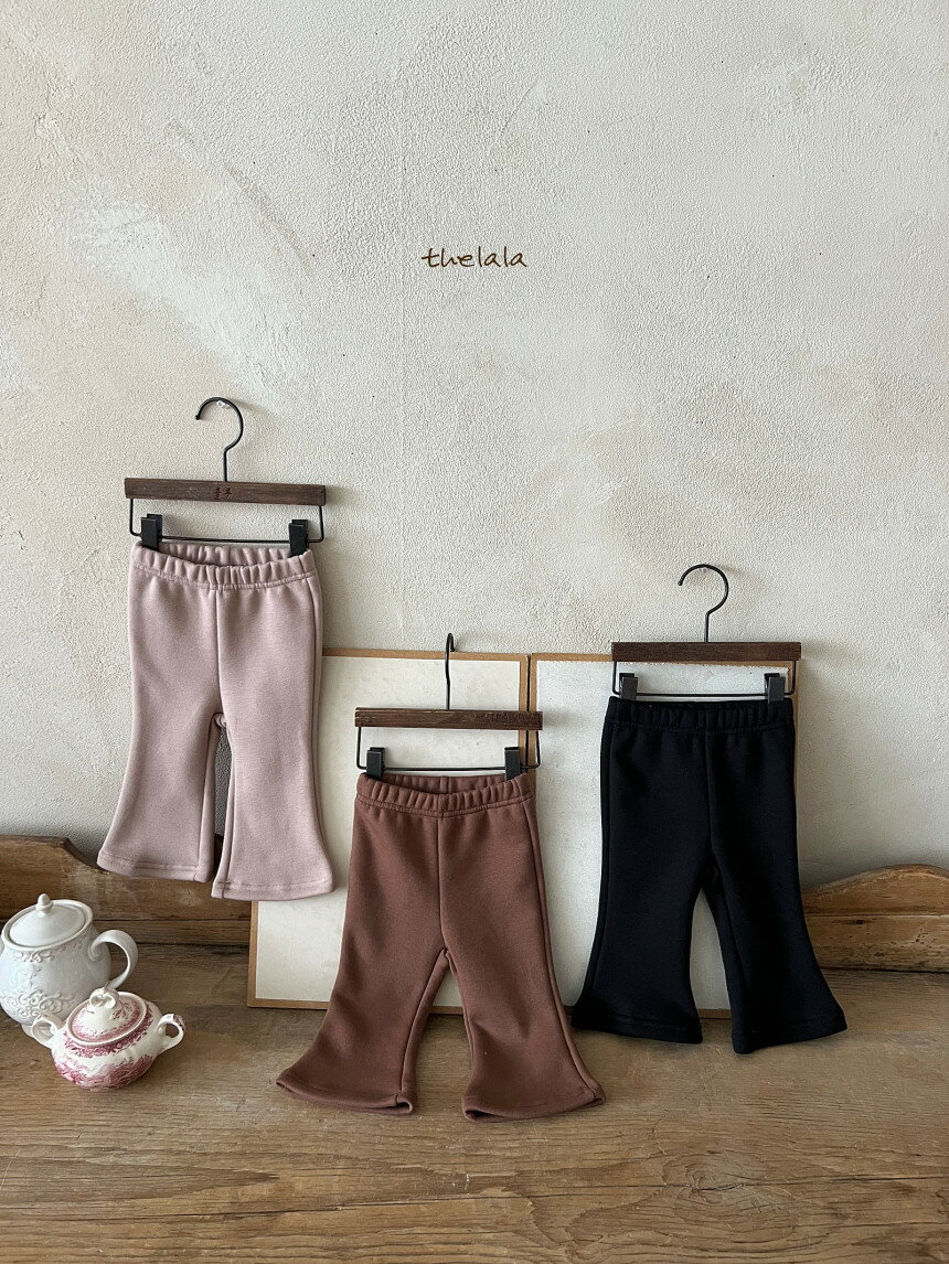 【KIDS】ブーツカットパンツ スウェットパンツ ワイドパンツ キッズパンツ ロング...