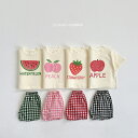 【KIDS】【上下セット】フルーツ セット Tシャツ パンツ セットアップ カットソー 半袖 トップス ショートパンツ ボトム カジュアル ナチュラル 夏 シンプル かわいい おしゃれ ベビー キッズ リラックス 韓国子供服 こども 子供服 ベビー服 【COCORIA/ココリア】