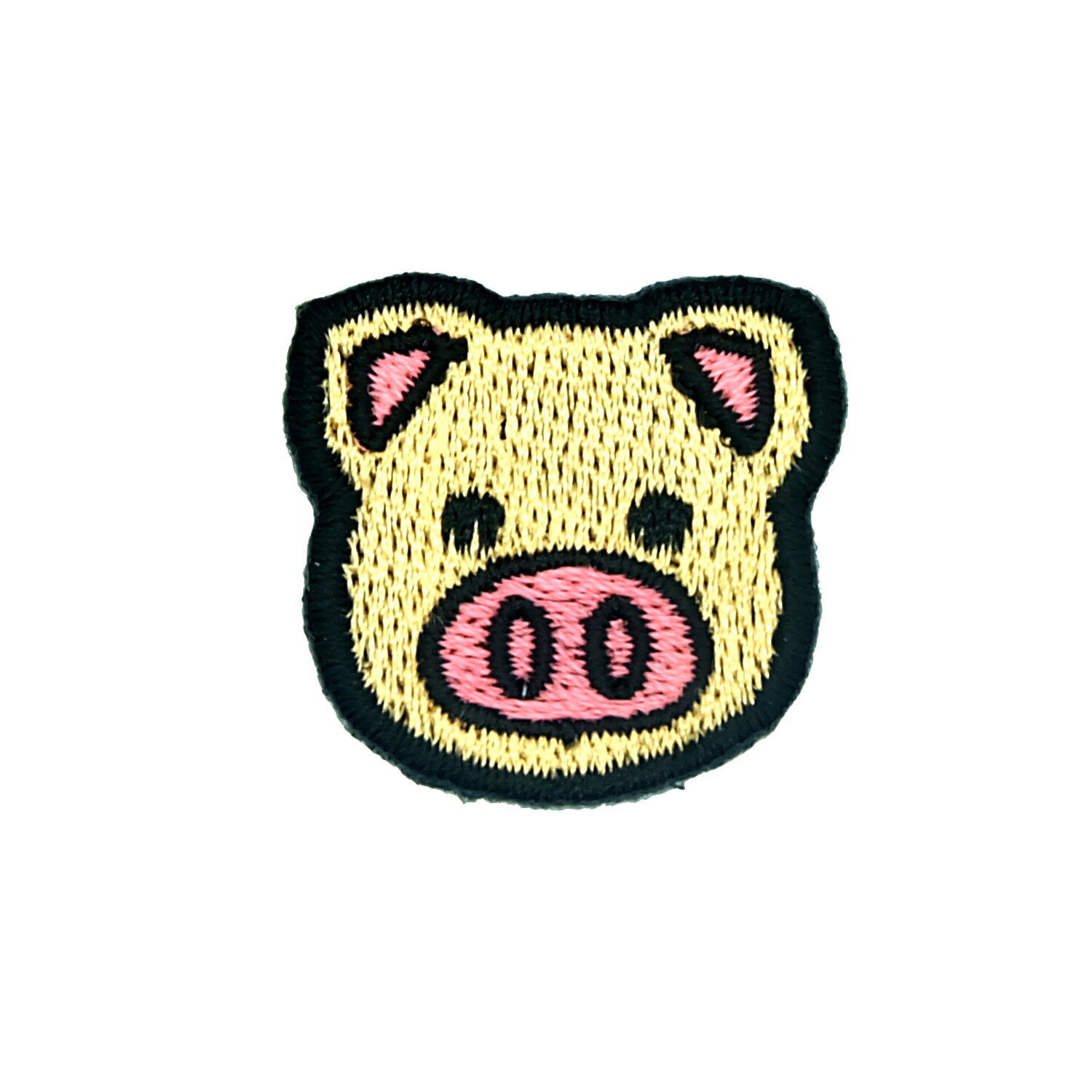 Rakuten - ブタの刺繍ワッペン　豚　ぶた