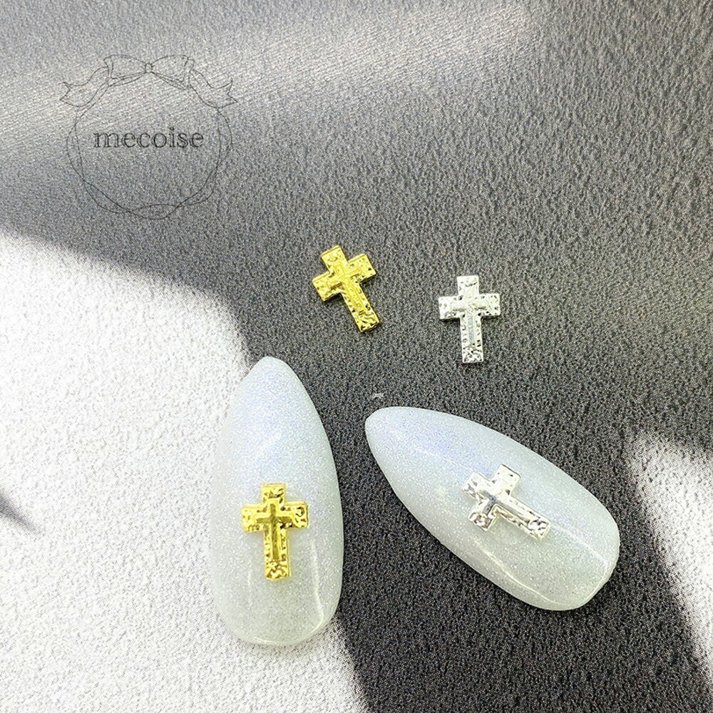 ネイルパーツ ハンドメイド 韓国 レジン ネイル パーツ 十字架 クロス 地雷 量産型 量産 ゴシック パン..