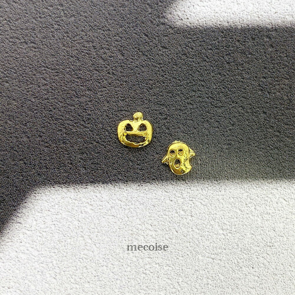 ネイルパーツ ハンドメイド 韓国 レジン ネイル パーツ かぼちゃ ハロウィン カボチャ アニマル 動物 どうぶつ パンプキン 個性的 おばけ 小さい 小さめ ...