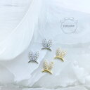 ジルコニア ネイルパーツ ハンドメイド 韓国 レジン ネイル パーツ うさぎ 兎 ラビット ウサギ ビジュー ジュエリー ネイルビジュー ネイルジュエリー うさみみ うさ耳 干支 アニマル 動物 どうぶつ 大きい 大きめ 材料 レジン封入 ジェルネイル