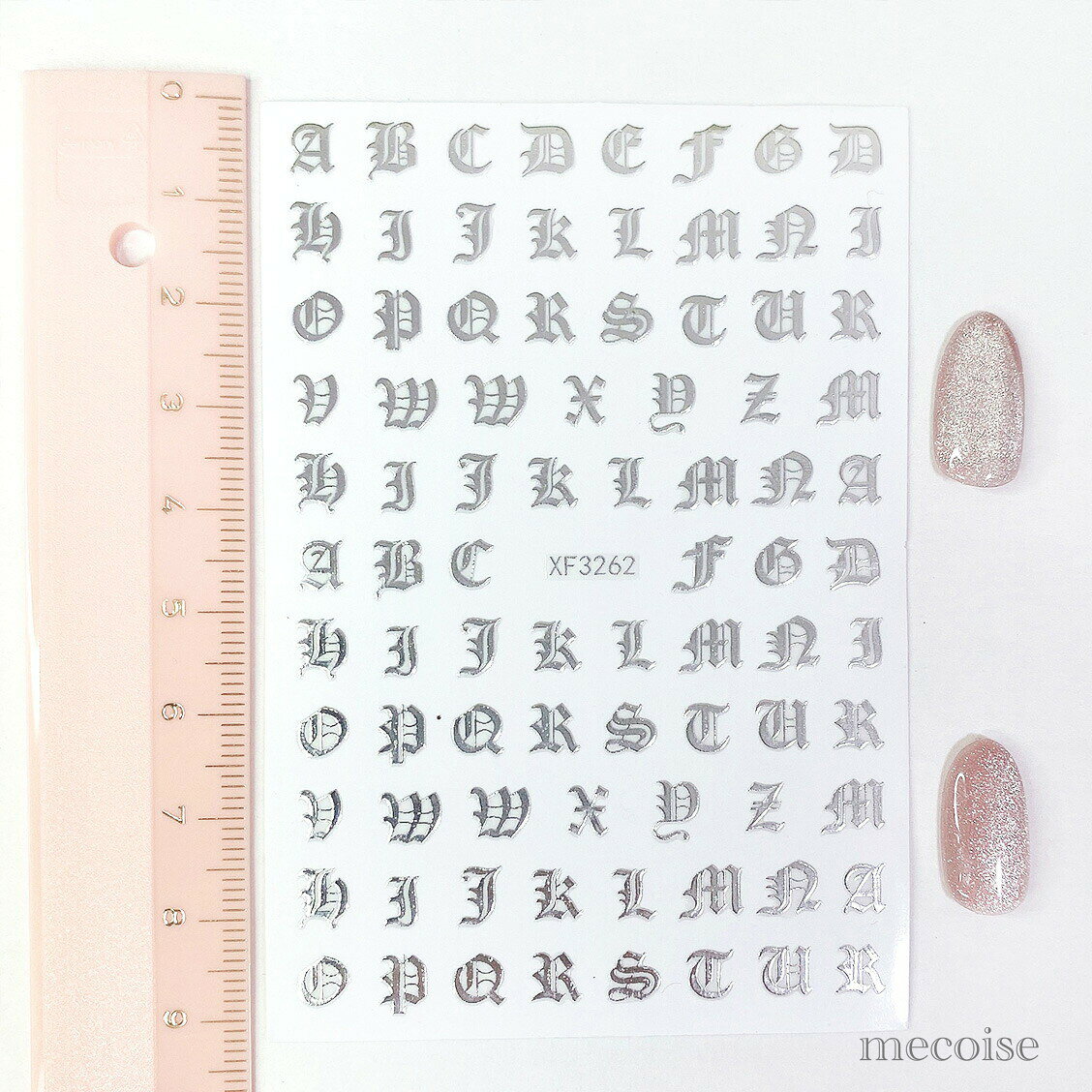 ネイルシール ハンドメイド 韓国 レジン ネイル シール 名前 ネーム おなまえ アル...