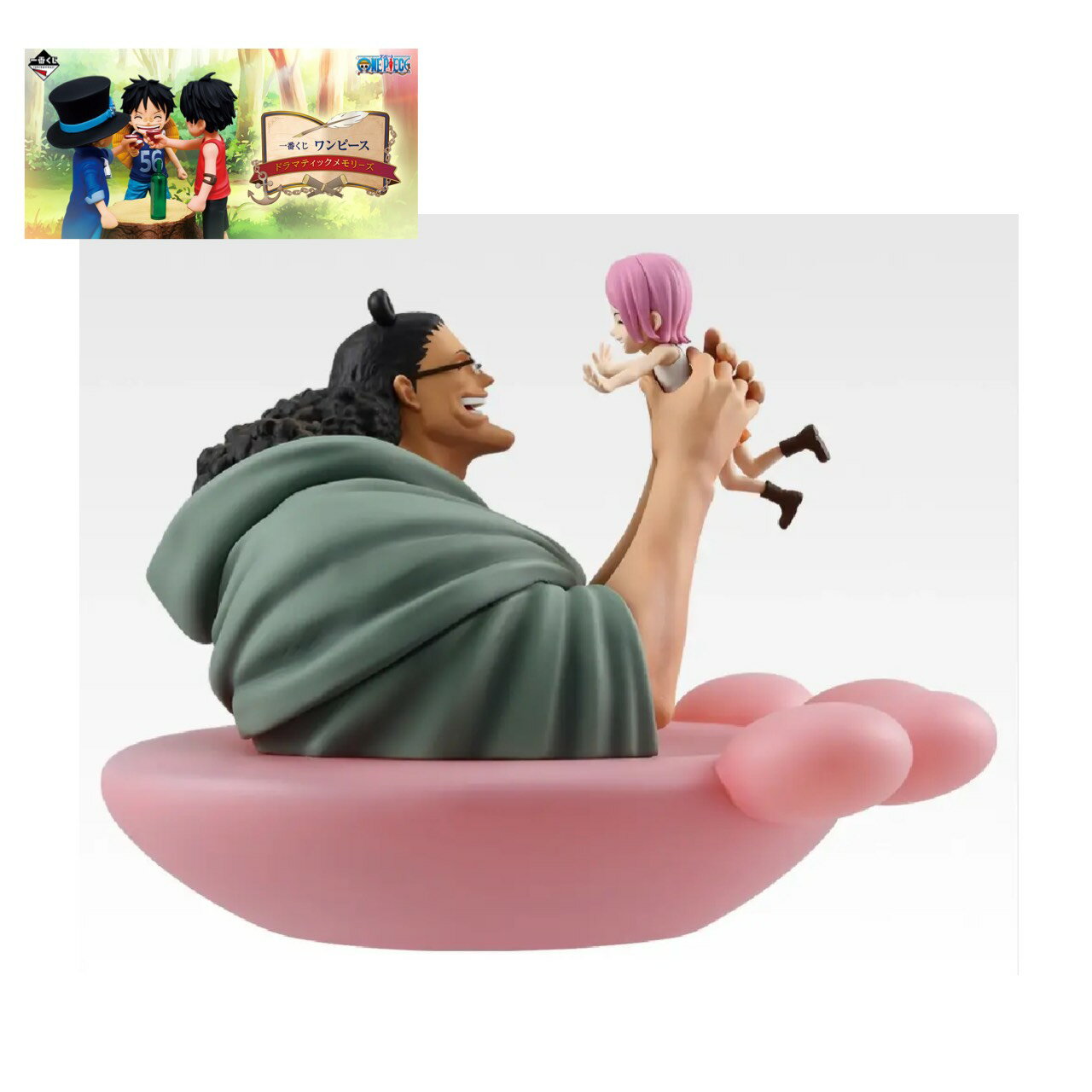 【未開封】 一番くじ ワンピース ドラマティック メモリーズ B賞 Revible Moment くま ＆ ボニー